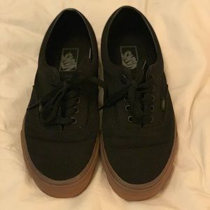 Black Authentic Vans